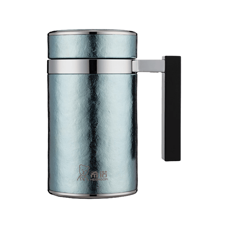 Pure Titanium Office Vacuum flask with Handle