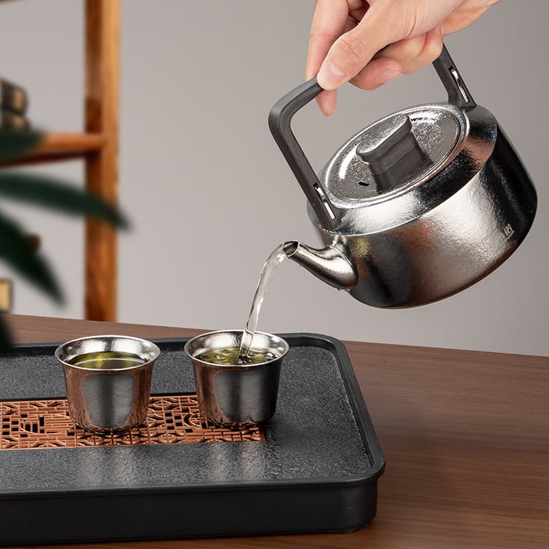 Pure Titanium Qiankun Teapot Tea Set Pure Titanium Qiankun Teapot Tea Set