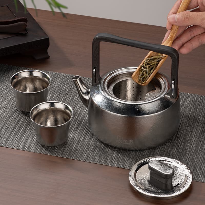 Pure Titanium Qiankun Teapot Tea Set Pure Titanium Qiankun Teapot Tea Set