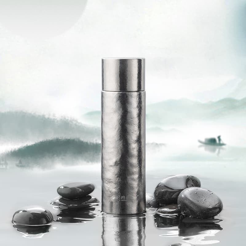 Pure Titanium Magnetic Stewed Tea Vacuum Flask
