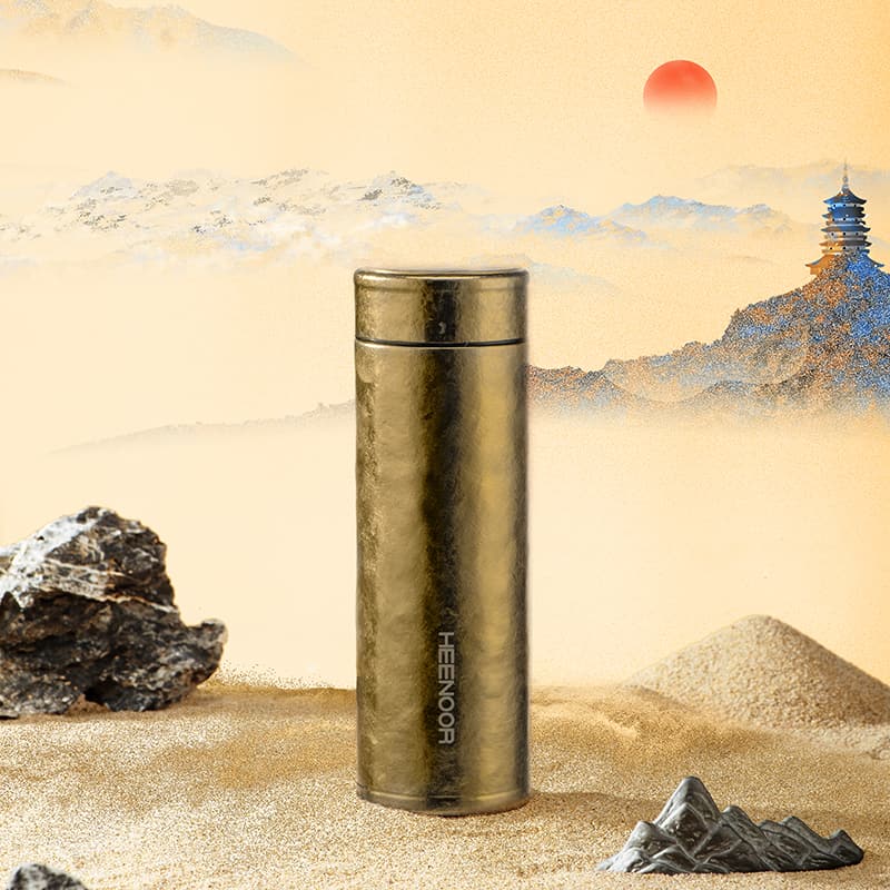Pure Titanium Antibacterial Stewing Vacuum Flask
