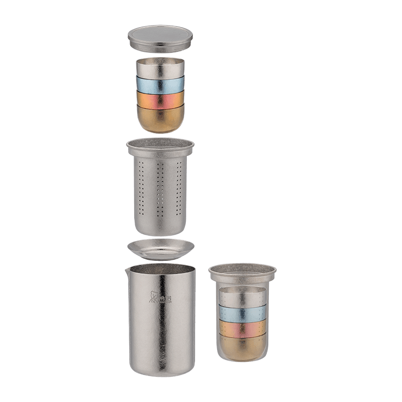 Pure Titanium Travel Tea Set Pure Titanium Travel Tea Set