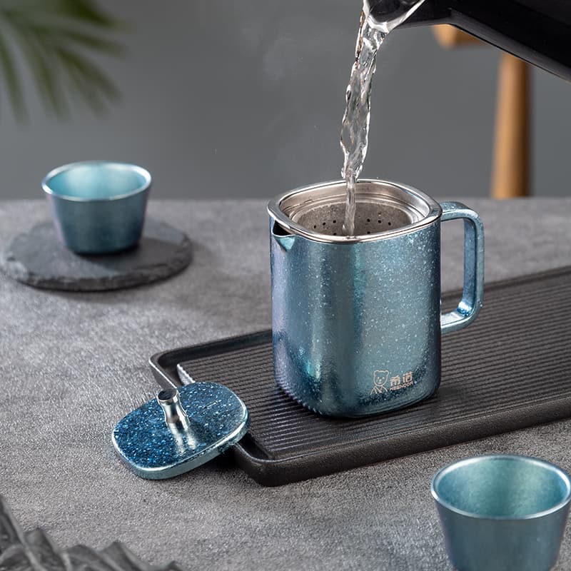Pure Titanium Kung Fu Tea Set Pure Titanium Kung Fu Tea Set
