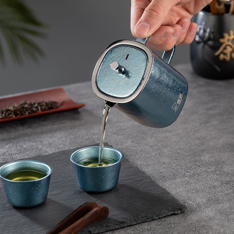 Pure Titanium Kung Fu Tea Set Pure Titanium Kung Fu Tea Set