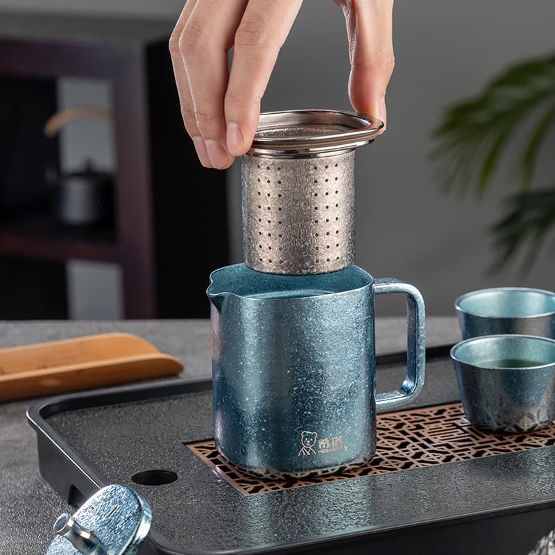 Pure Titanium Kung Fu Tea Set Pure Titanium Kung Fu Tea Set