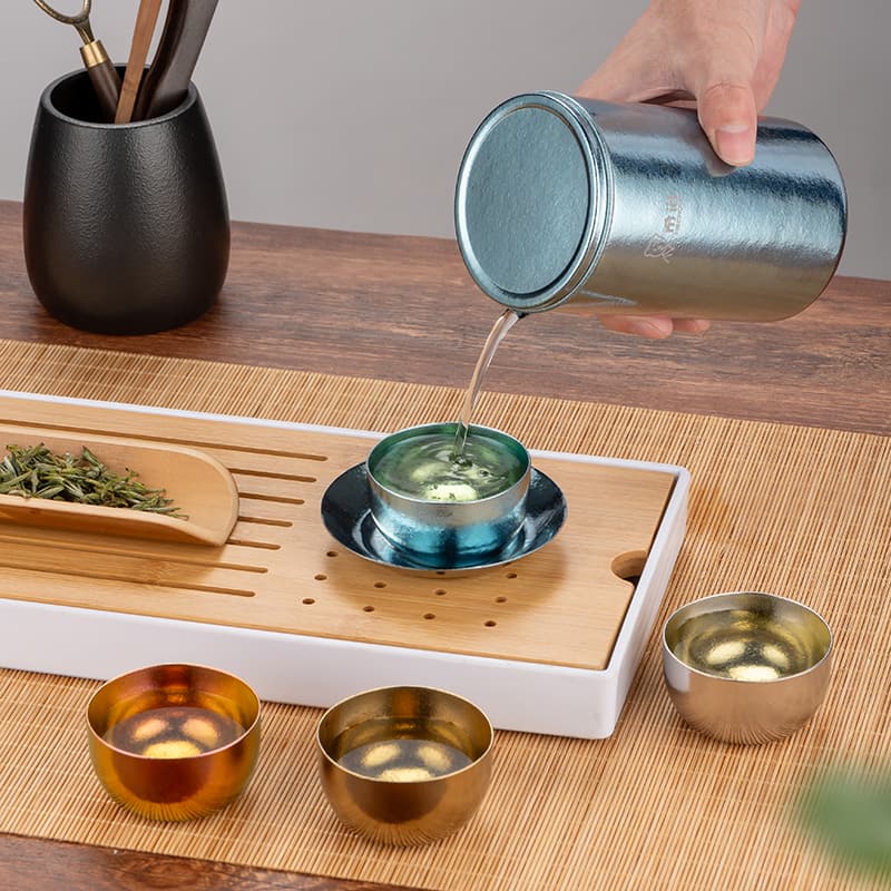 Pure Titanium Travel Tea Set Pure Titanium Travel Tea Set