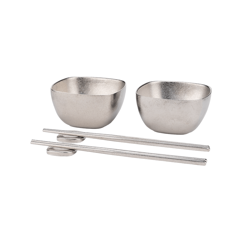 Pure Titanium Double Tableware Set Pure Titanium Double Tableware Set