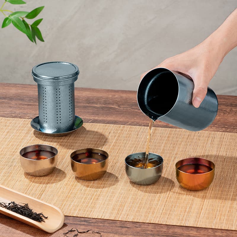 Pure Titanium Travel Tea Set Pure Titanium Travel Tea Set