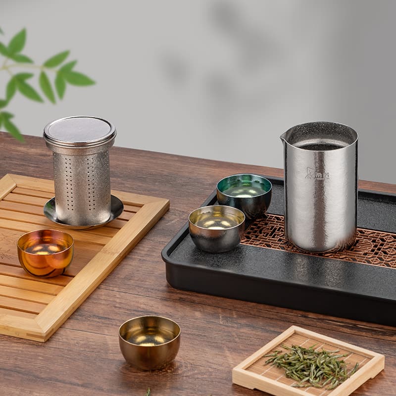 Pure Titanium Travel Tea Set Pure Titanium Travel Tea Set